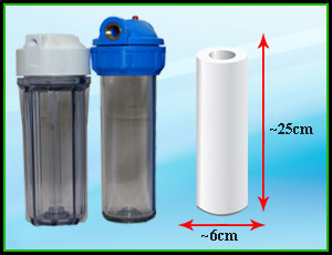 Wkłady Aquafilter do filtrów 10 cali