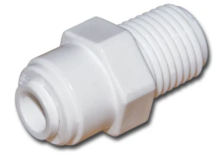 A4MC4-W - prosta złączka na wężyk 1/4 cala i gwint 1/4 cala