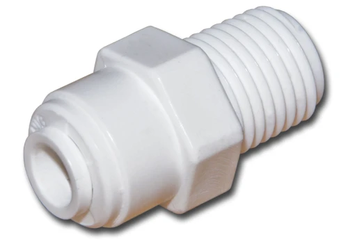 A4MC4-W - prosta złączka na wężyk 1/4 cala i gwint 1/4 cala