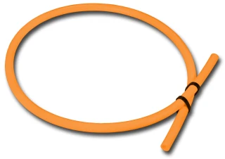 KTPE14O - pomarańczowy wężyk 1/4 cala do filtrów wody