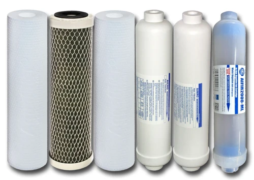 KP-RO7-AQF - komplet sześciu wkładów do FRO5MA (mineralizacja i jonizacja)