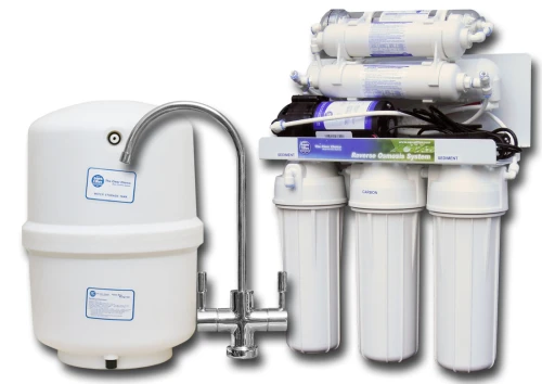 RO7-AQF-P - profesjonalny filtr odwróconej osmozy z jonizatorem i pompą