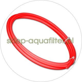 KTPE14R - czerwony wężyk 1/4 cala do filtrów wody