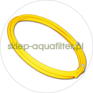 KTPE14Y - żółty wężyk 1/4 cala do filtrów wody